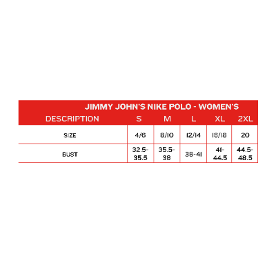 Jimmy John's Nike Polo - Women's